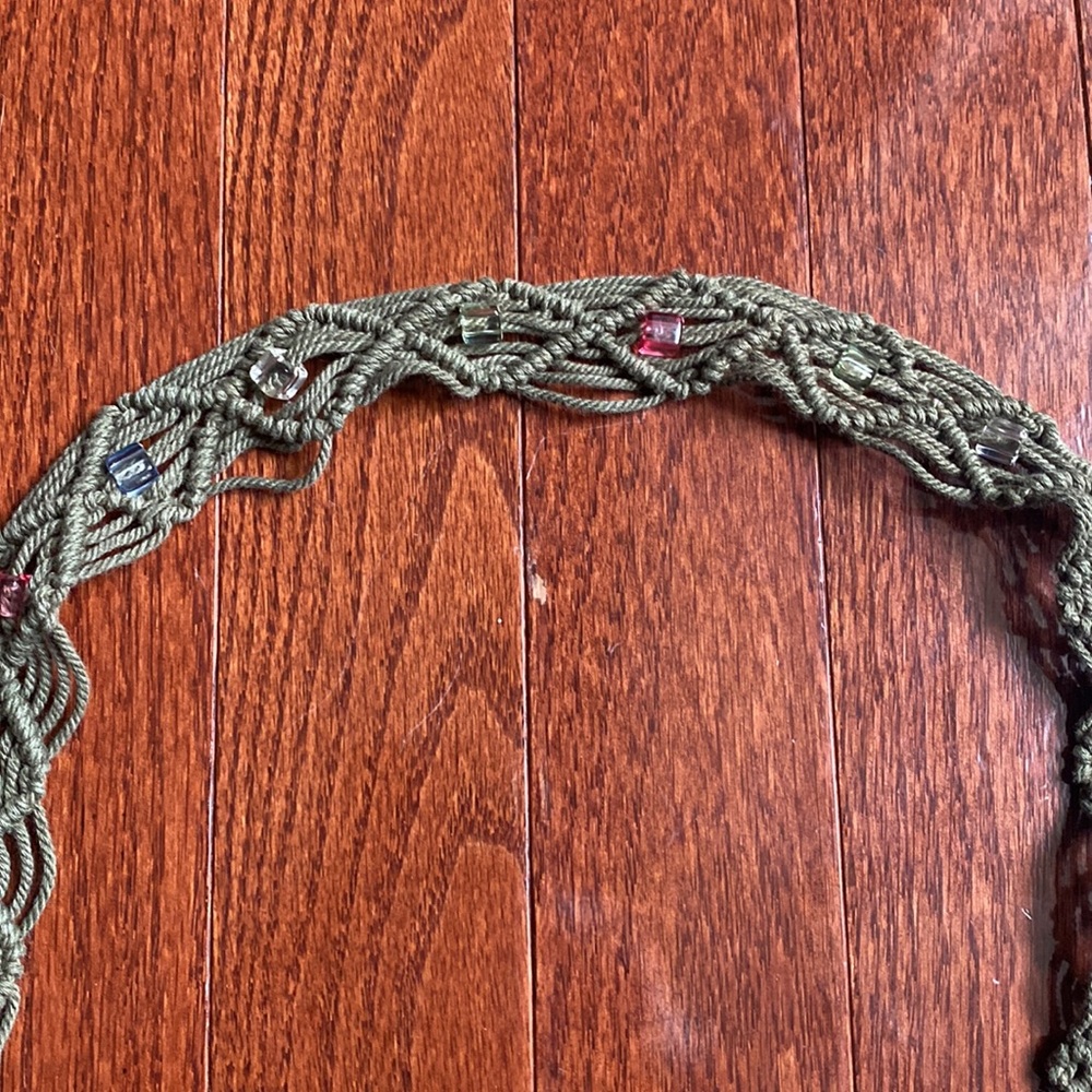 Pretty Beaded Rope Belt - Picture 3 of 9